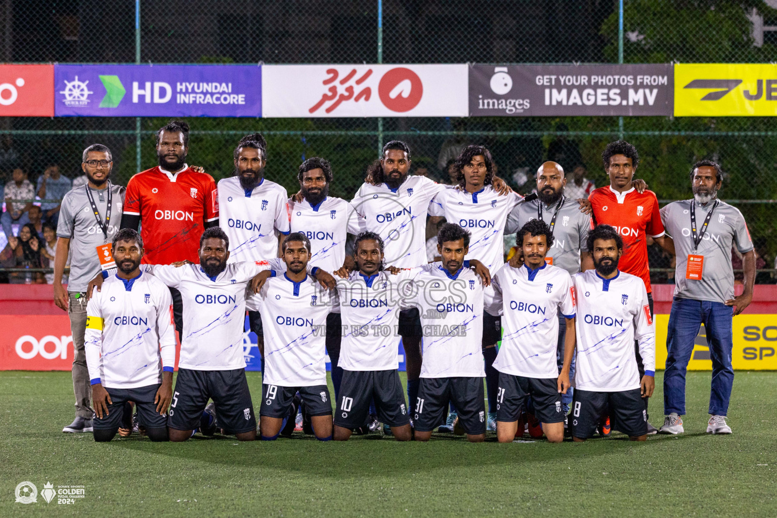 ADh Mandhoo vs ADh Omadhoo in Day 7 of Golden Futsal Challenge 2024 was held on Saturday, 20th January 2024, in Hulhumale', Maldives Photos: Ismail Thoriq / images.mv