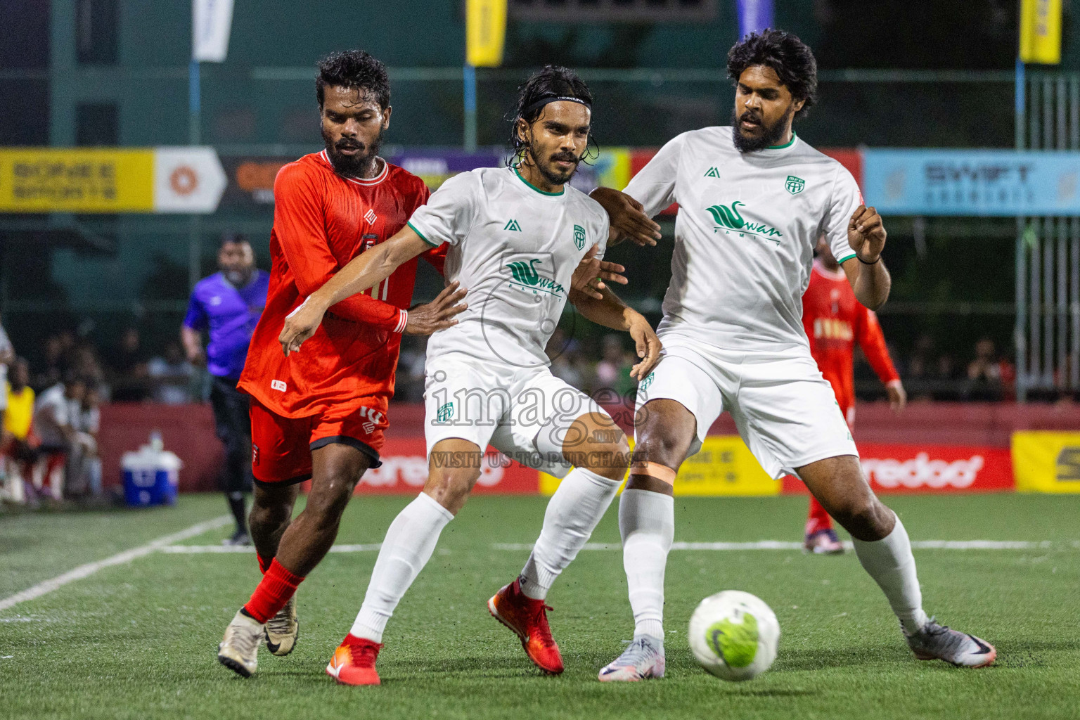 HA Filladhoo vs HA Muraidhoo in Day 9 of Golden Futsal Challenge 2024 was held on Tuesday, 23rd January 2024, in Hulhumale', Maldives Photos: Nausham Waheed / images.mv