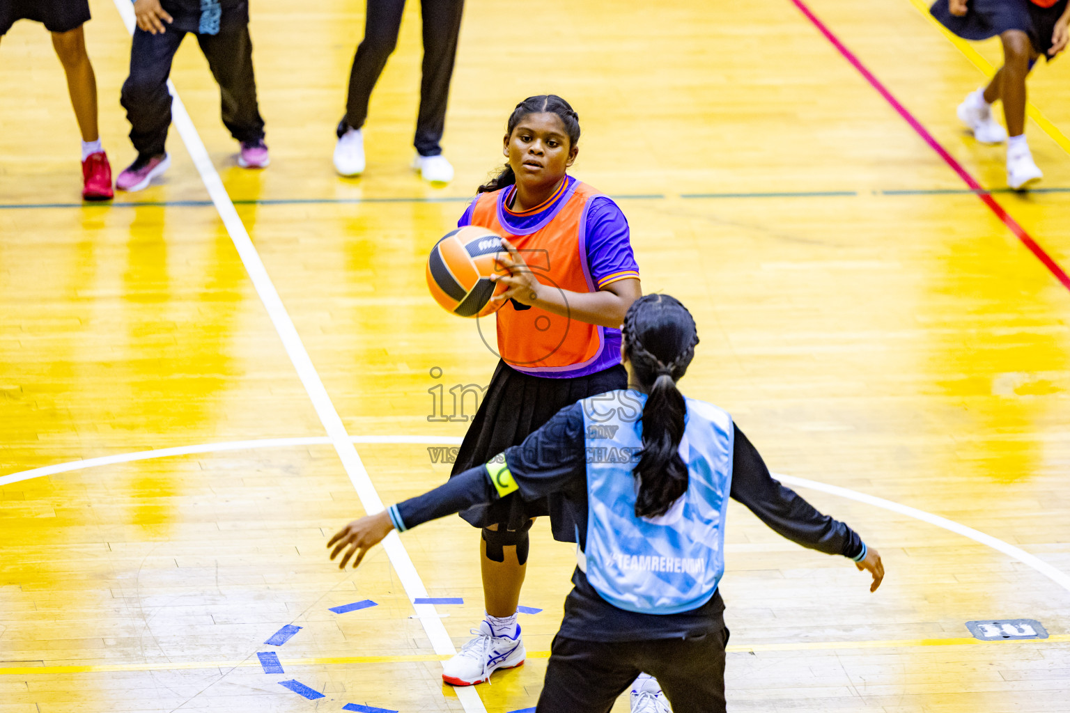 Day 14 of 25th Inter-School Netball Tournament was held in Social Center at Male', Maldives on Sunday, 25th August 2024. Photos: Nausham Waheed / images.mv