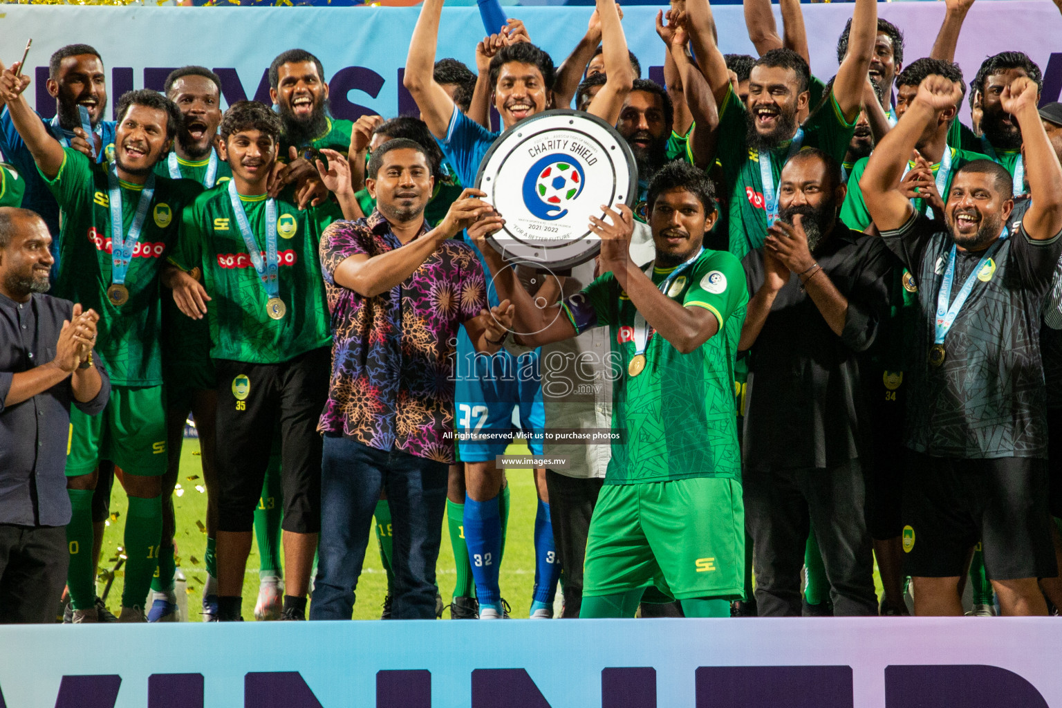 Maziya SRC vs Club Valencia in the Community Shield Match 2021/2022 on 15 December 2021 held in Male', Maldives. Photos: Hassan Simah / images.mv