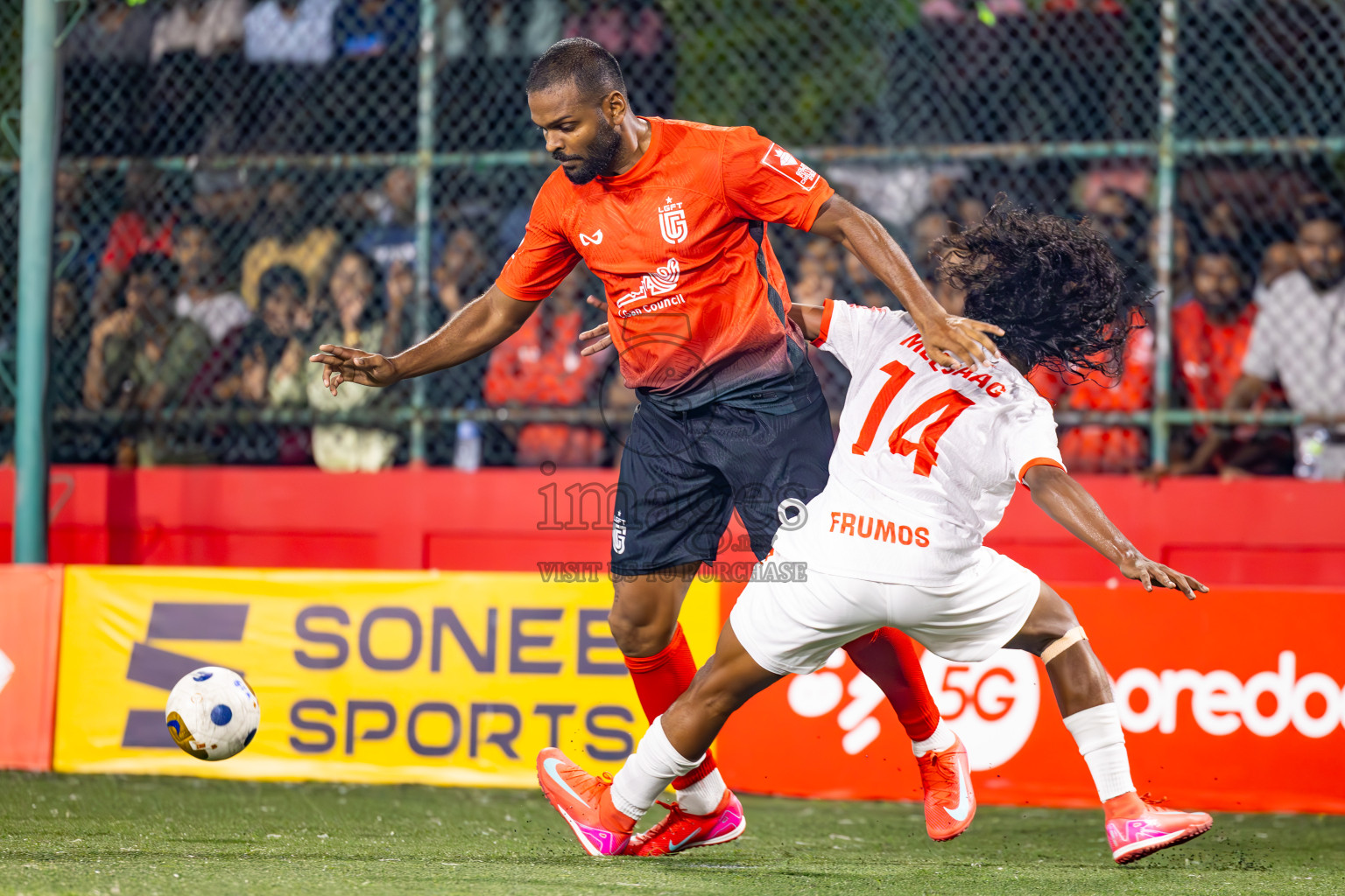 L Gan vs L Isdhoo in Laamu Atoll Finals Day 26 of Golden Futsal Challenge 2025 was held on Thursday , 30th January 2025, in Hulhumale', Maldives. Photos: Ismail Thoriq / images.mv