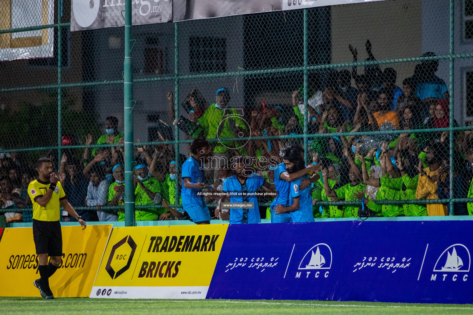 Team FSM vs Club HDC in the Quarter Finals of Club Maldives 2021 held at Hulhumale;, on 12th December 2021 Photos: Ismail Thoriq / images.mv