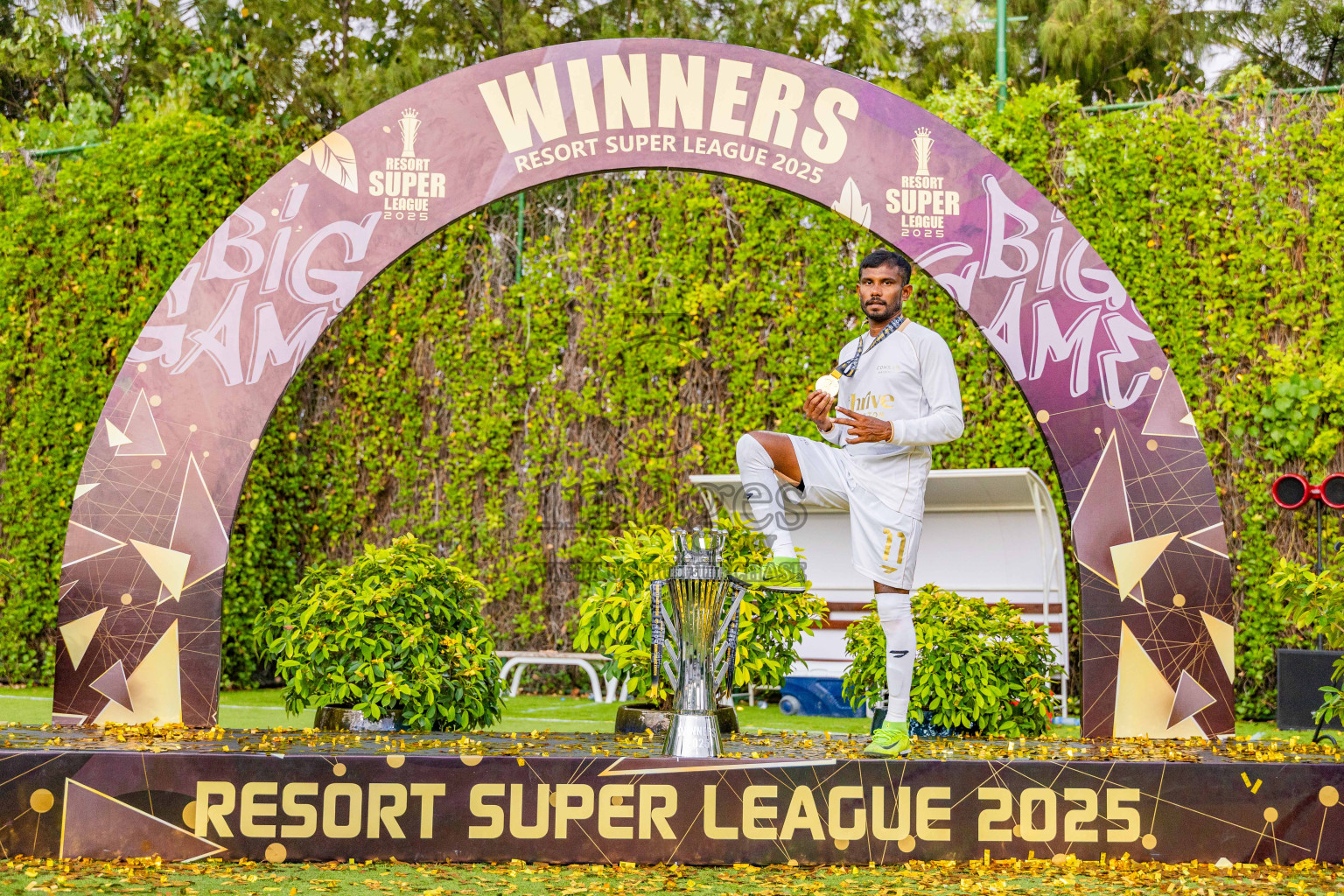 Conrad Maldives vs Joali Maldives in the Final of Resort Super League 2025 was held on Wednesday, 5th November 2025 in Jumeirah Olhaheli Island Maldives, Photos: Areef Adam / images.mv