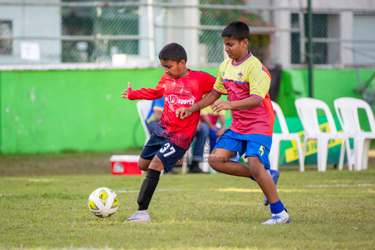 Day 3 of MILO Academy Championship 2024 - U12 was held at Henveiru Grounds in Male', Maldives on Saturday, 6th July 2024. Photos: Mohamed Mahfooz Moosa / images.mv