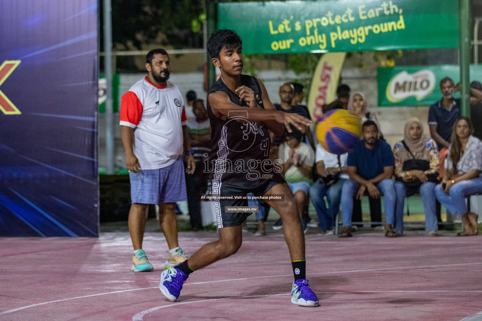 Day 5 of Slamdunk by Sosal on 16th April 2023 held in Male'. Photos: Nausham Waheed / images.mv