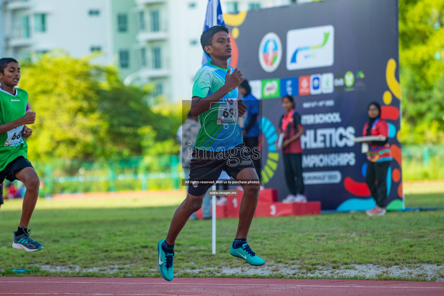 Day two of Inter School Athletics Championship 2023 was held at Hulhumale' Running Track at Hulhumale', Maldives on Sunday, 15th May 2023. Photos: Nausham Waheed / images.mv