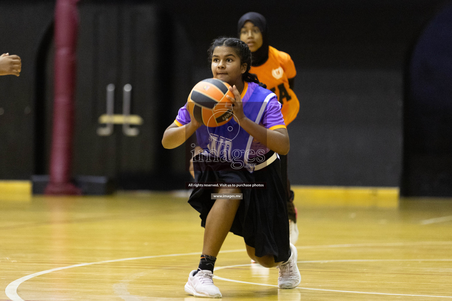 Day 10 of 24th Interschool Netball Tournament 2023 was held in Social Center, Male', Maldives on 5th November 2023. Photos: Nausham Waheed / images.mv