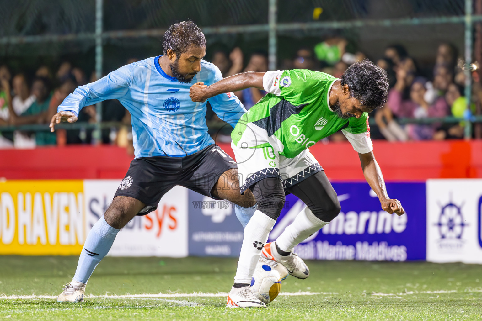 HDh Naivaadhoo vs HDh Neykurendhoo in Haa Dhaalu Atoll Finals Day 28 of Golden Futsal Challenge 2025 was held on Saturday , 1st February 2025, in Hulhumale', Maldives. Photos: Ismail Thoriq / images.mv