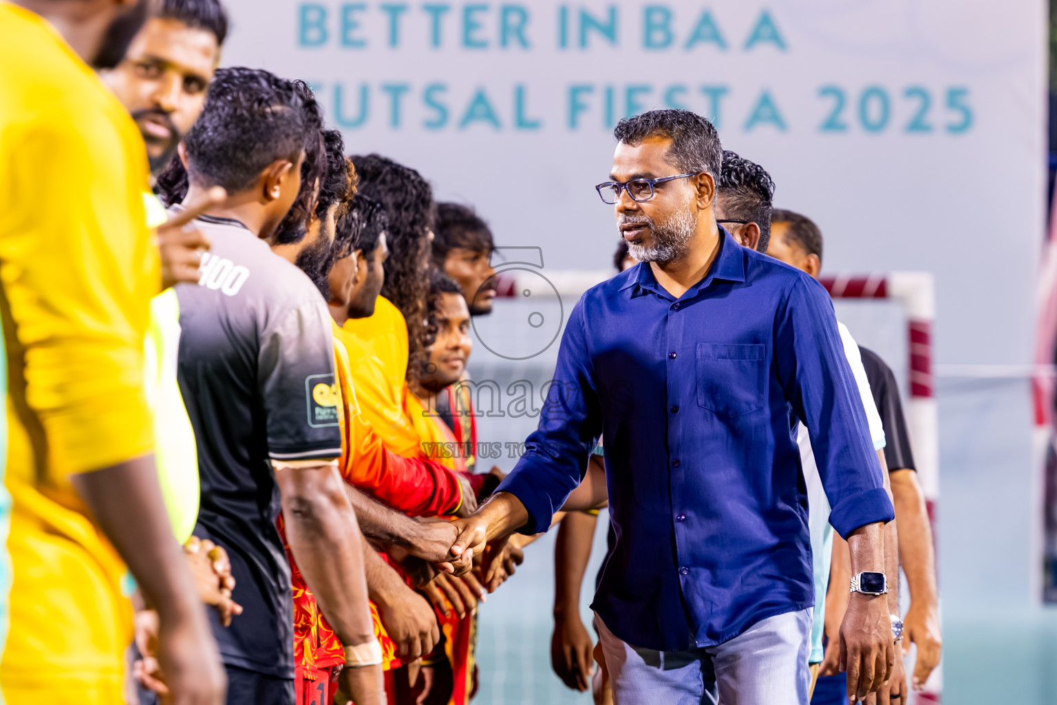 Dharavandhoo vs Thulhaadhoo in Day 3 of Better in Baa Futsal Fiesta 2025 Men's division held in B. Eydhafushi, Maldives on Friday, 7th November 2025. Photos: Nausham Waheed / images.mv