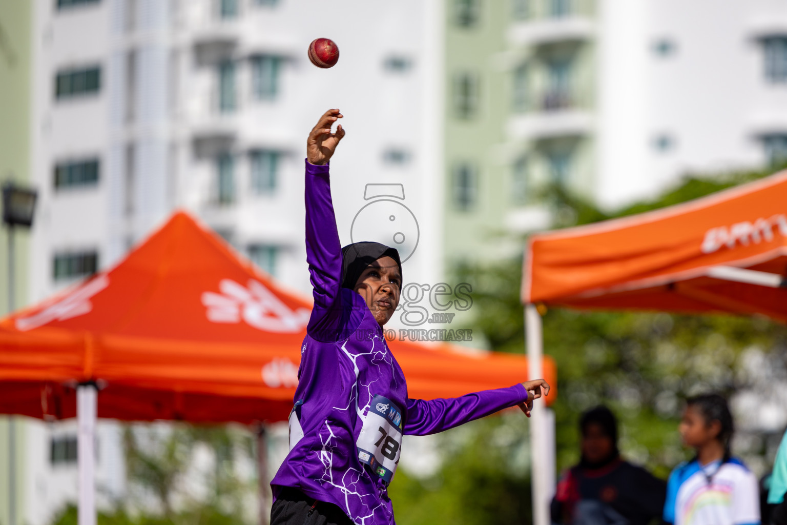 Day 1 of MWSC Interschool Athletics Championships 2024 held in Hulhumale Running Track, Hulhumale, Maldives on Saturday, 9th November 2024. 
Photos by: Hassan Simah / Images.mv