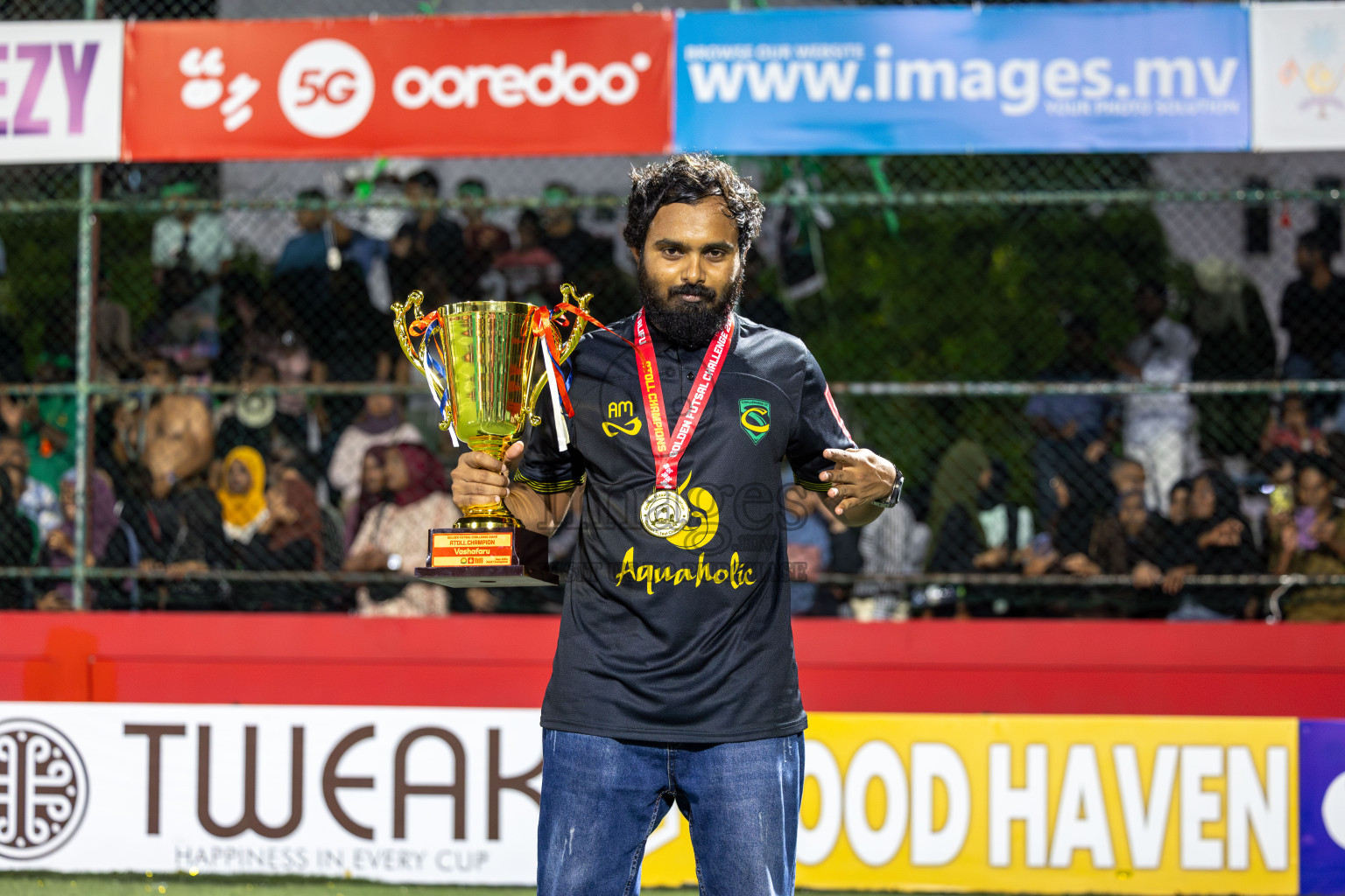 HA Dhidhdhoo vs HA Vashafaru in Haa Alif Atoll Finals Day 28 of Golden Futsal Challenge 2025 was held on Saturday , 1st February 2025, in Hulhumale', Maldives. Photos: Abdulla Abeed / images.mv