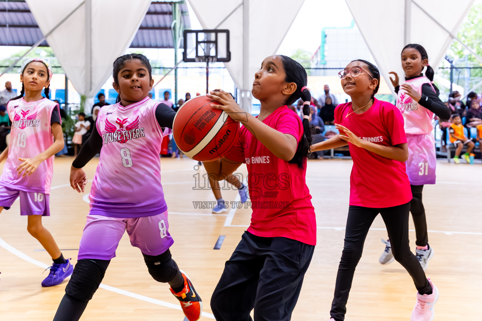 Day 3 of Milo 5 x 5 Junior Challenge 2025 - Basketball tournament held in Basketball Training Center, Male', Maldives on Saturday, 11th October 2025. Photos by: Nausham Waheed, Hassan Simah / Images.mv