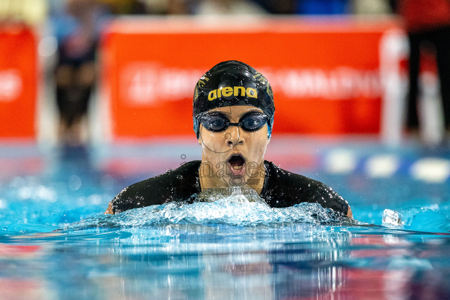 Day 7 of National Swimming Competition 2024 held in Hulhumale', Maldives on Thursday, 19th December 2024.
Photos: Ismail Thoriq / images.mv