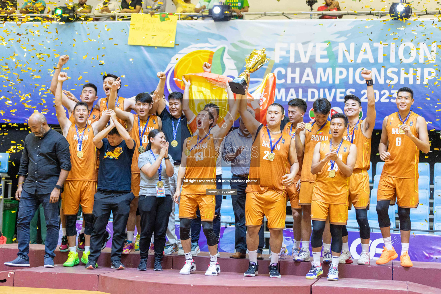 Bangladesh vs Bhutan in the final of Five Nation Championship 2023 was held in Social Center, Male', Maldives on Thursday, 22nd June 2023. Photos: Ismail Thoriq / images.mv