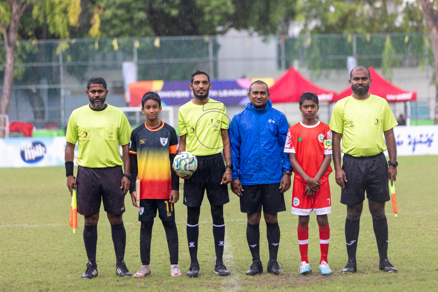 Eagles vs Hurriya in day 6 of Dhivehi Youth League 2024 held at Henveiru Stadium on Saturday 30th November 2024. Photos: Shuu Abdul Sattar/ Images.mv