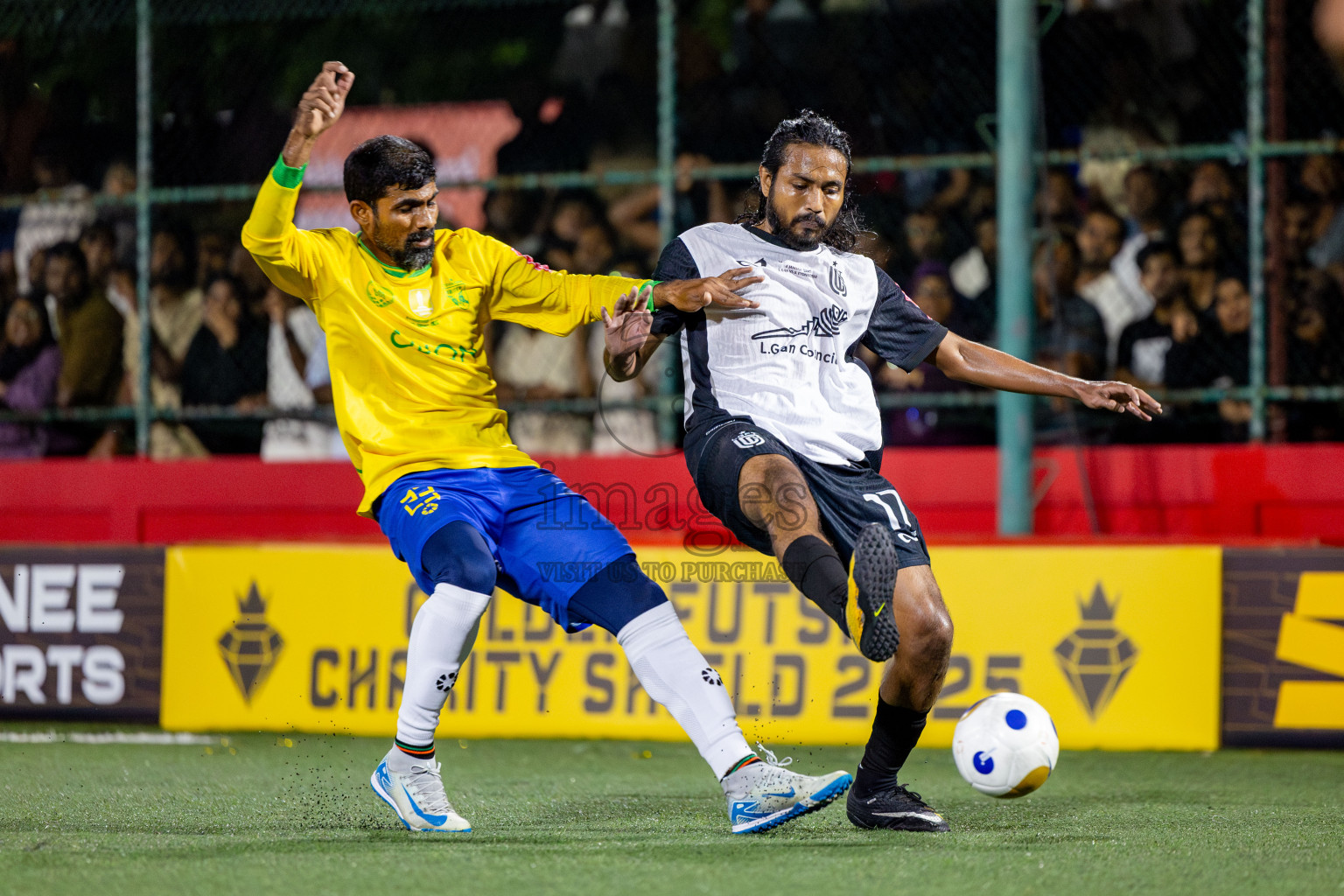 Opening of Golden Futsal Challenge 2025 with Charity Shield Match between L.Gan vs B.Eydhafushi was held on Saturday, 4th January 2025, in Hulhumale', Maldives Photos: Nausham Waheed , Ismail Thoriq / images.mv