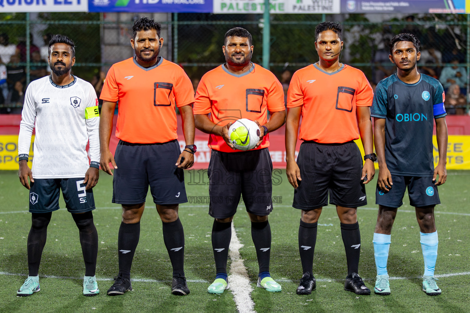 R. Dhuvaafaru VS Sh. Feydhoo on Day 33 of Golden Futsal Challenge 2024, held on Sunday, 18th February 2024, in Hulhumale', Maldives Photos: Hassan Simah / images.mv