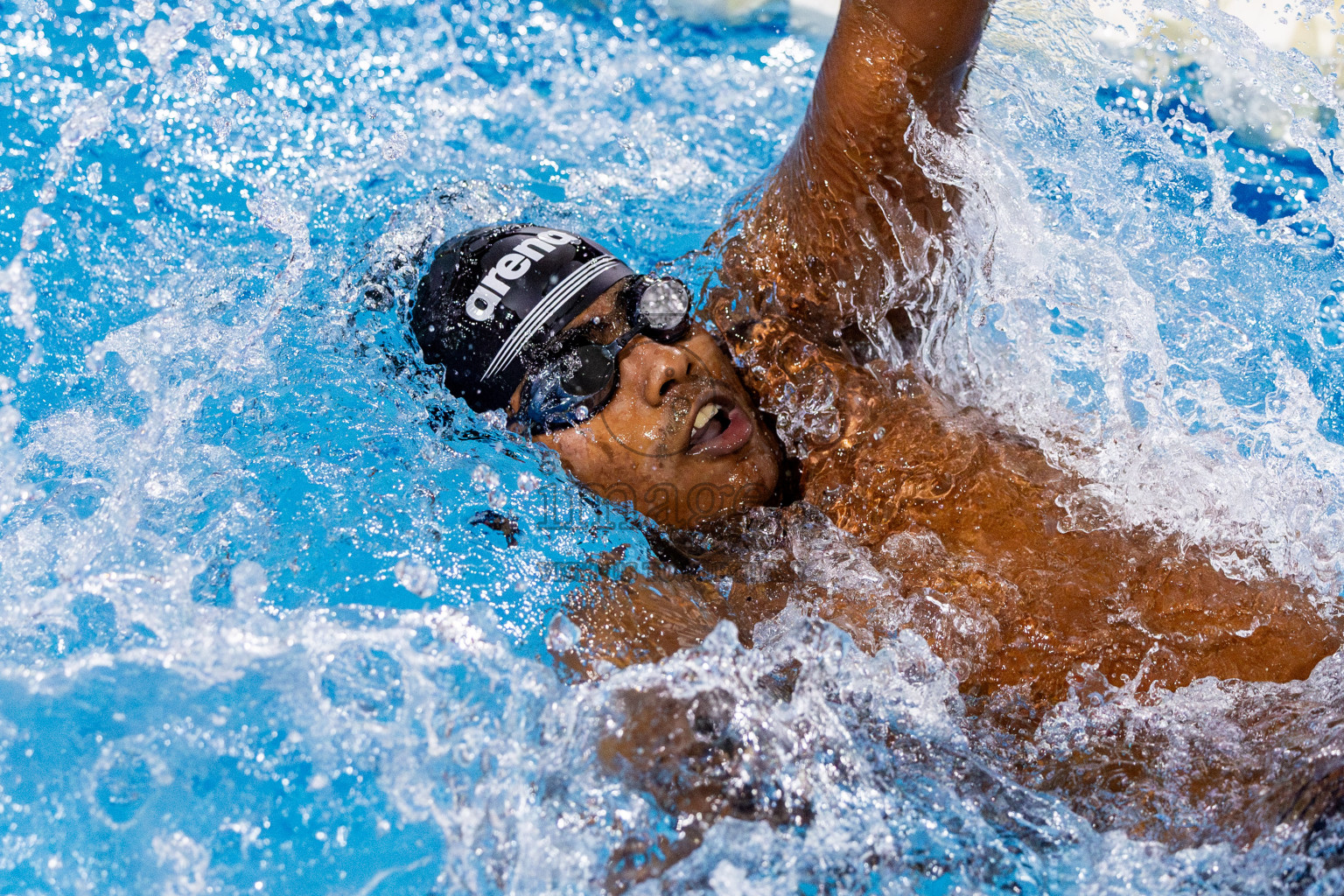 Day 3 of National Swimming Competition 2024 held in Hulhumale', Maldives on Sunday, 15th December 2024. Photos: Nausham Waheed/ images.mv