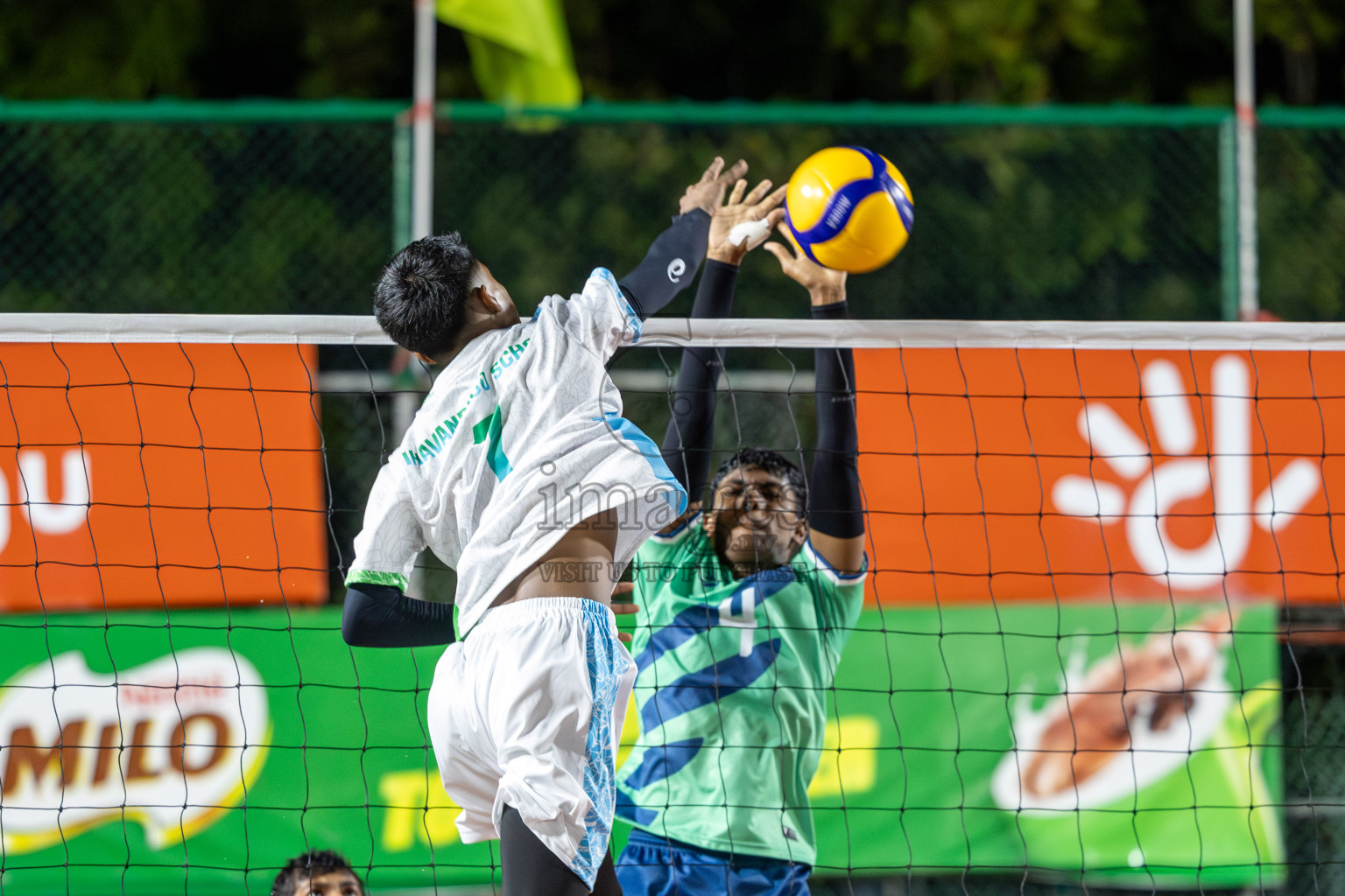 Day 4 of Interschool Volleyball Tournament 2024 was held in Ekuveni Volleyball Court at Male', Maldives on Sunday, 26th November 2024. Photos: Mohamed Mahfooz Moosa / images.mv