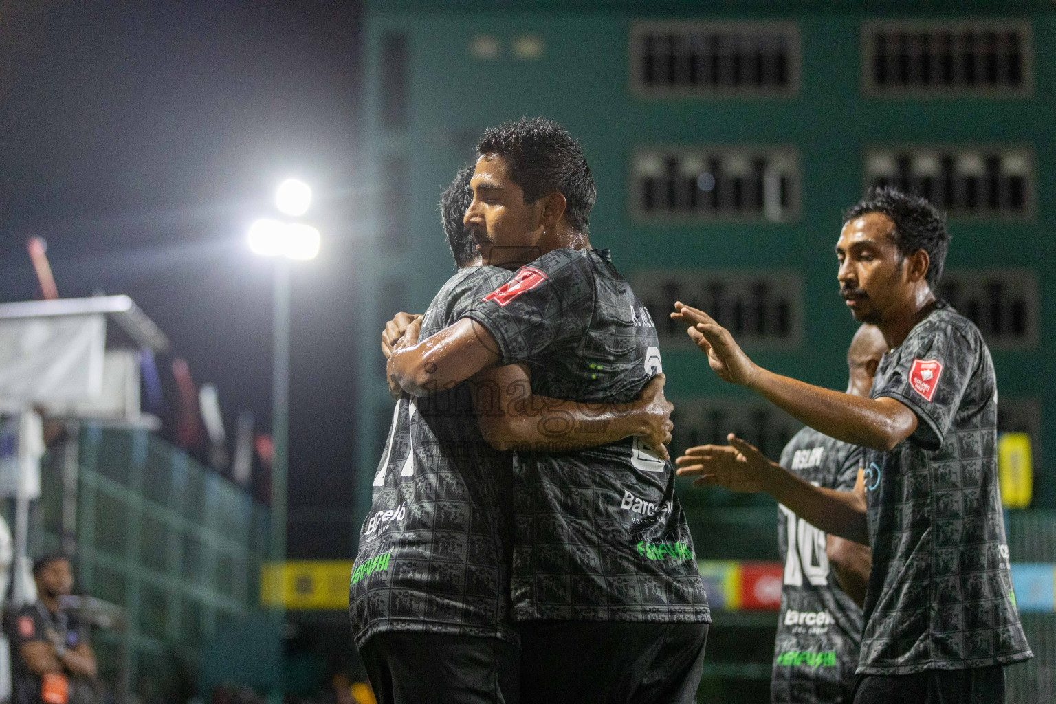 ADh Kunburudhoo vs Ash Fenfushi in Day 7 of Golden Futsal Challenge 2024 was held on Saturday, 20th January 2024, in Hulhumale', Maldives Photos: Nausham Waheed / images.mv