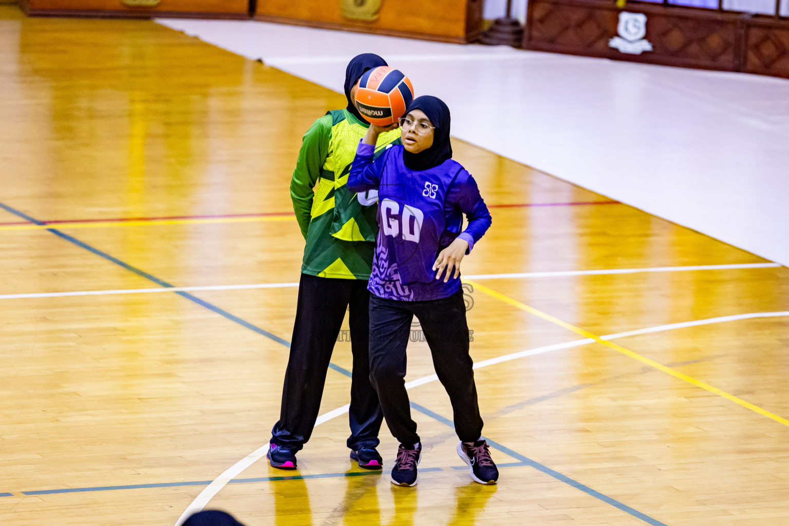 Day 7 of 25th Inter-School Netball Tournament was held in Social Center at Male', Maldives on Saturday, 17th August 2024. Photos: Nausham Waheed / images.mv