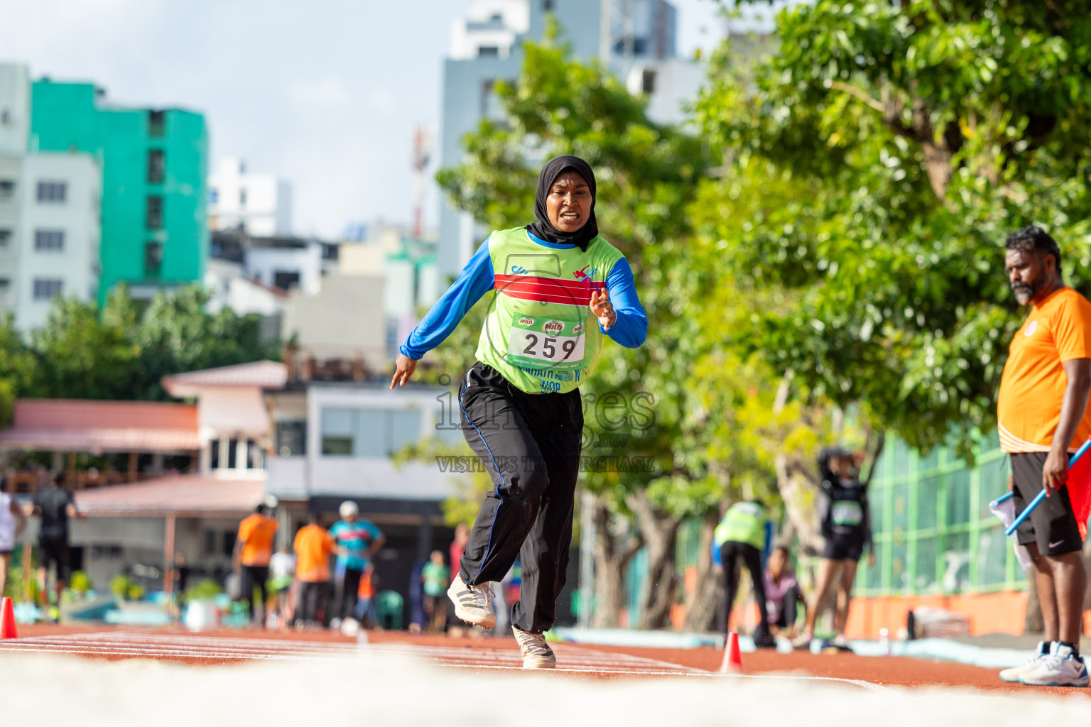 Day 2 of 33rd National Athletics Championship was held in Ekuveni Track at Male', Maldives on Friday, 6th September 2024.
Photos: Ismail Thoriq  / images.mv