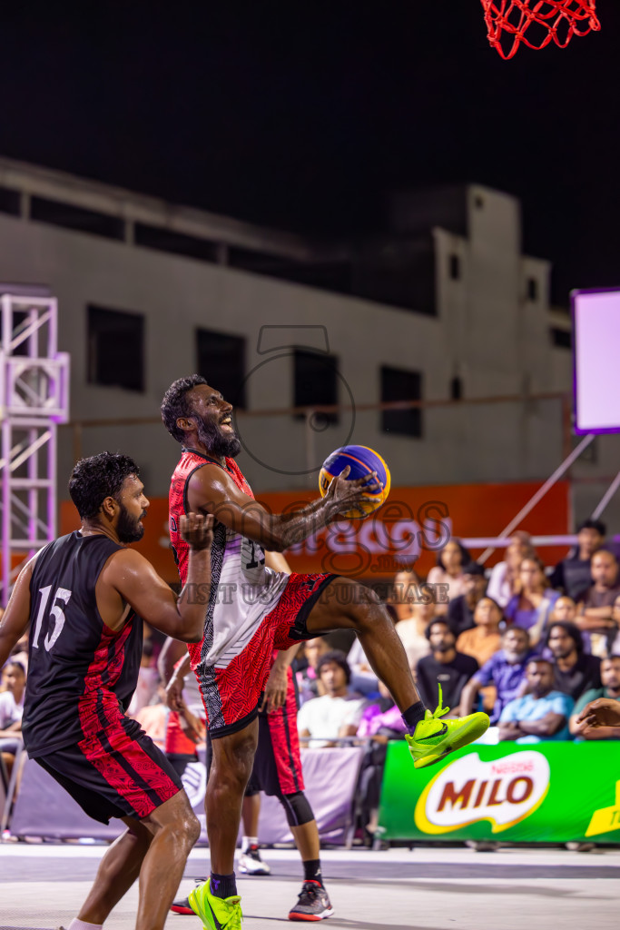 Final Day of MILO Ramadan 3x3 Challenge 2024 was held in Ekuveni Outdoor Basketball Court at Male', Maldives on Tuesday, 19th March 2024.
Photos: Ismail Thoriq / images.mv