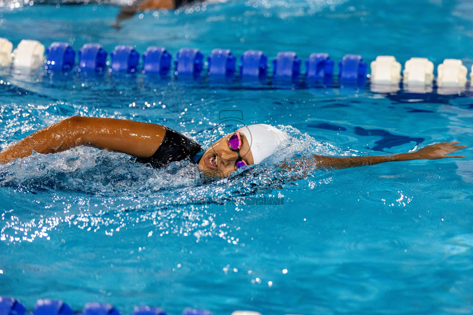 Day 2 of National Swimming Competition 2024 held in Hulhumale', Maldives on Saturday, 14th December 2024. Photos: Hassan Simah / images.mv