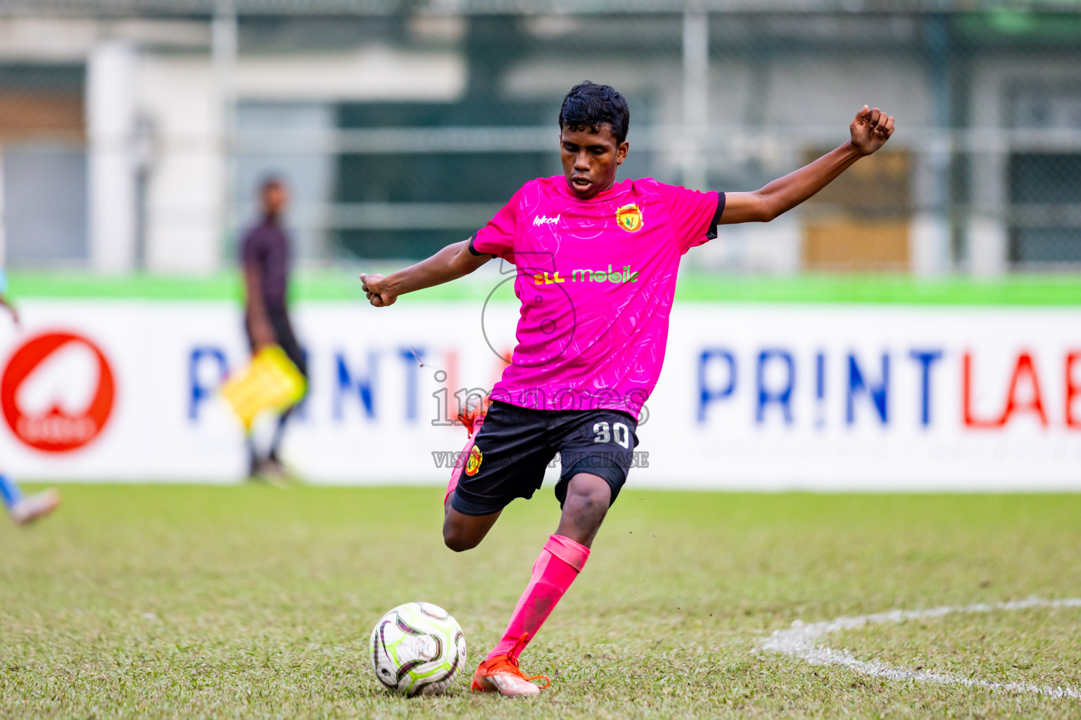 Under 14 United Victory vs Valancia on day 3 of Dhivehi Youth League 2024 held at Henveiru Stadium on Saturday, 23rd November 2024. Photos: Nausham Waheed/ Images.mv