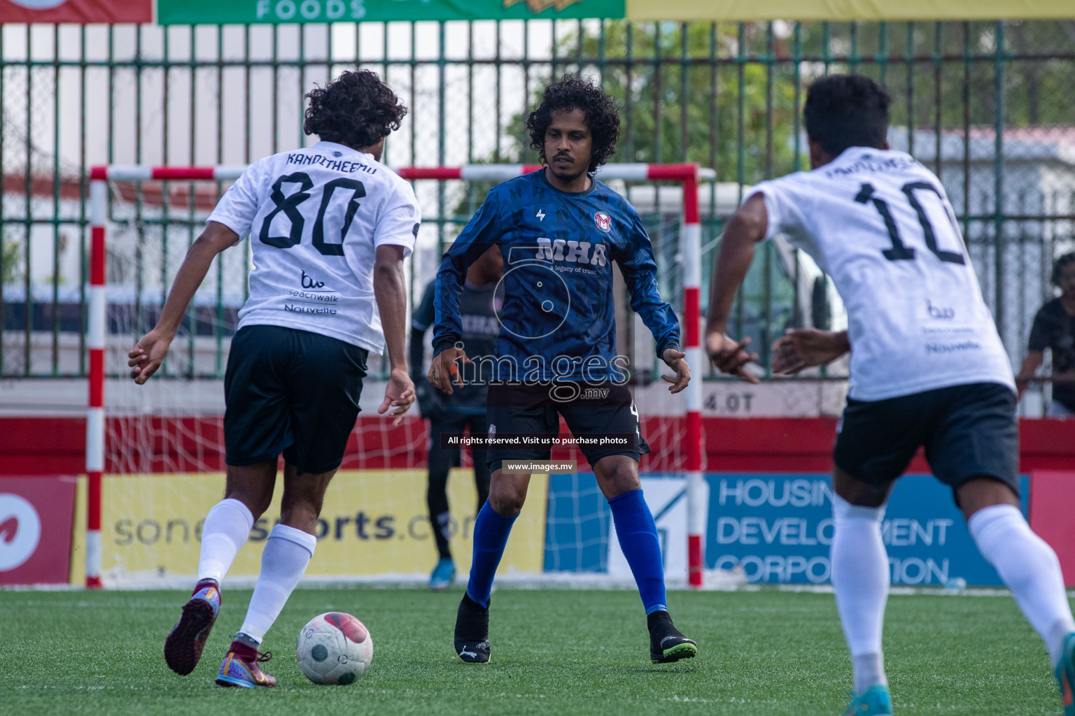 SH. Maroshi vs SH. Kanditheem in Day 7 of Golden Futsal Challenge 2023 on 11 February 2023 in Hulhumale, Male, Maldives