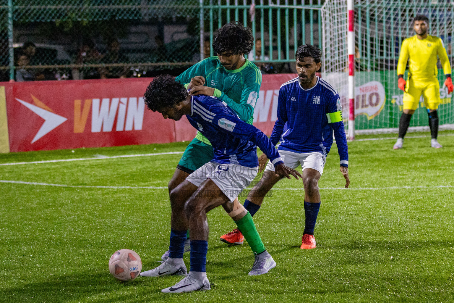 Hulhumale Hospital vs Club BCC in Club Maldives Cup Claasic 2025 was held in Rehendi Futsal Ground, Hulhumale', Maldives on Sunday, 21st September 2025. Photos: Areef Adam / images.mv