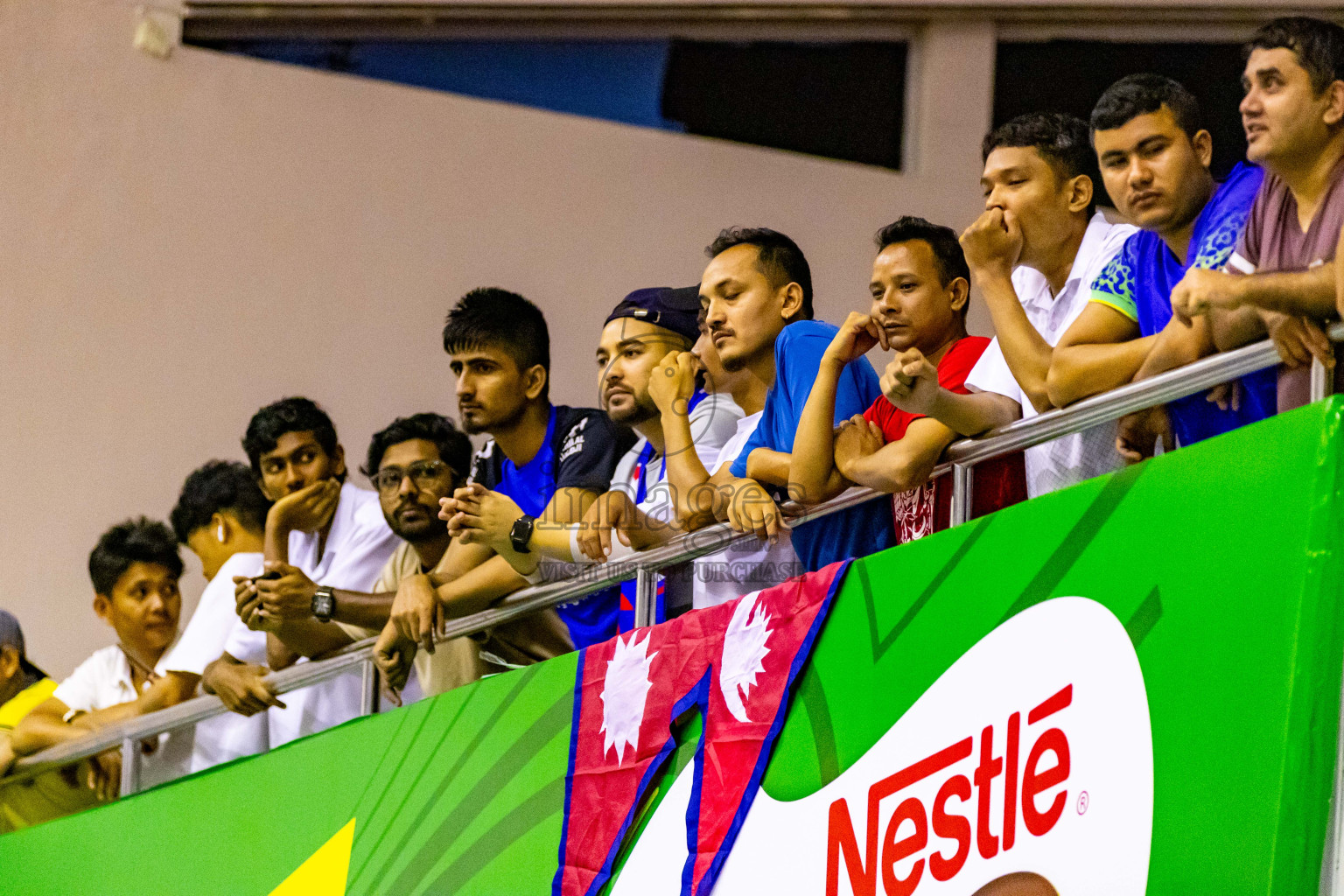 Nepal vs Kyrgyzstan in Day 2 of CAVA U20 Woman's Volleyball Championship 2024 was held in Social Center, Male', Maldives on 19th July 2024. Photos: Nausham Waheed / images.mv