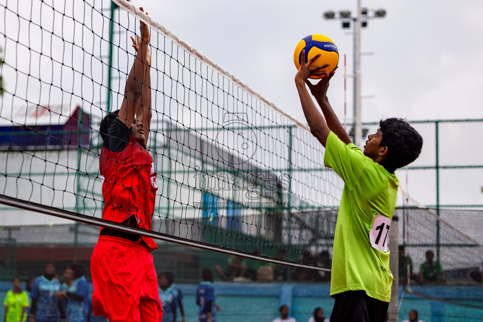 Day 2 of Interschool Volleyball Tournament 2024 was held in Ekuveni Volleyball Court at Male', Maldives on Sunday, 24th November 2024. Photos: Nausham Waheed / images.mv