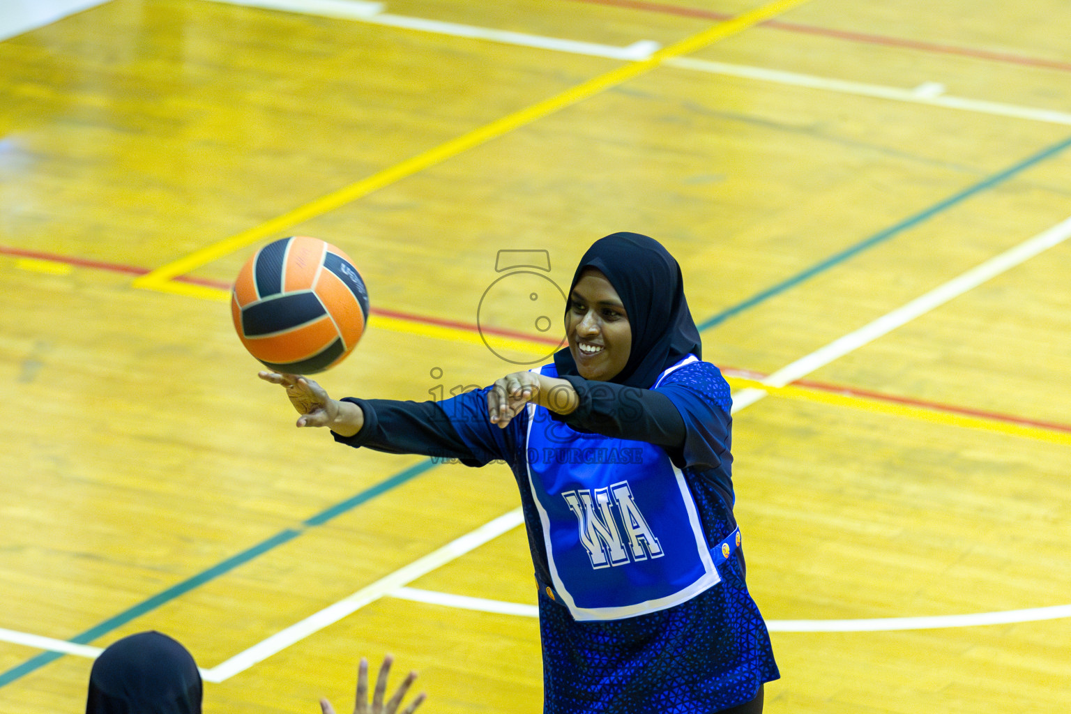 Day 4 of 21st National Netball Tournament was held in Social Canter at Male', Maldives on Saturday, 11th May 2024. Photos: Mohamed Mahfooz Moosa / images.mv