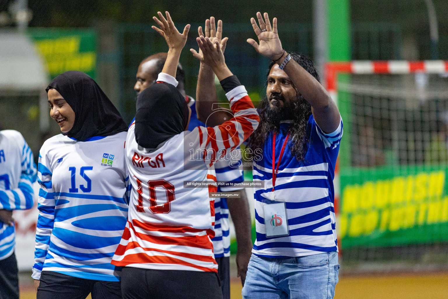 Quarter Final of 7th Inter-Office/Company Handball Tournament 2023, held in Handball ground, Male', Maldives on Friday, 20th October 2023 Photos: Nausham Waheed/ Images.mv