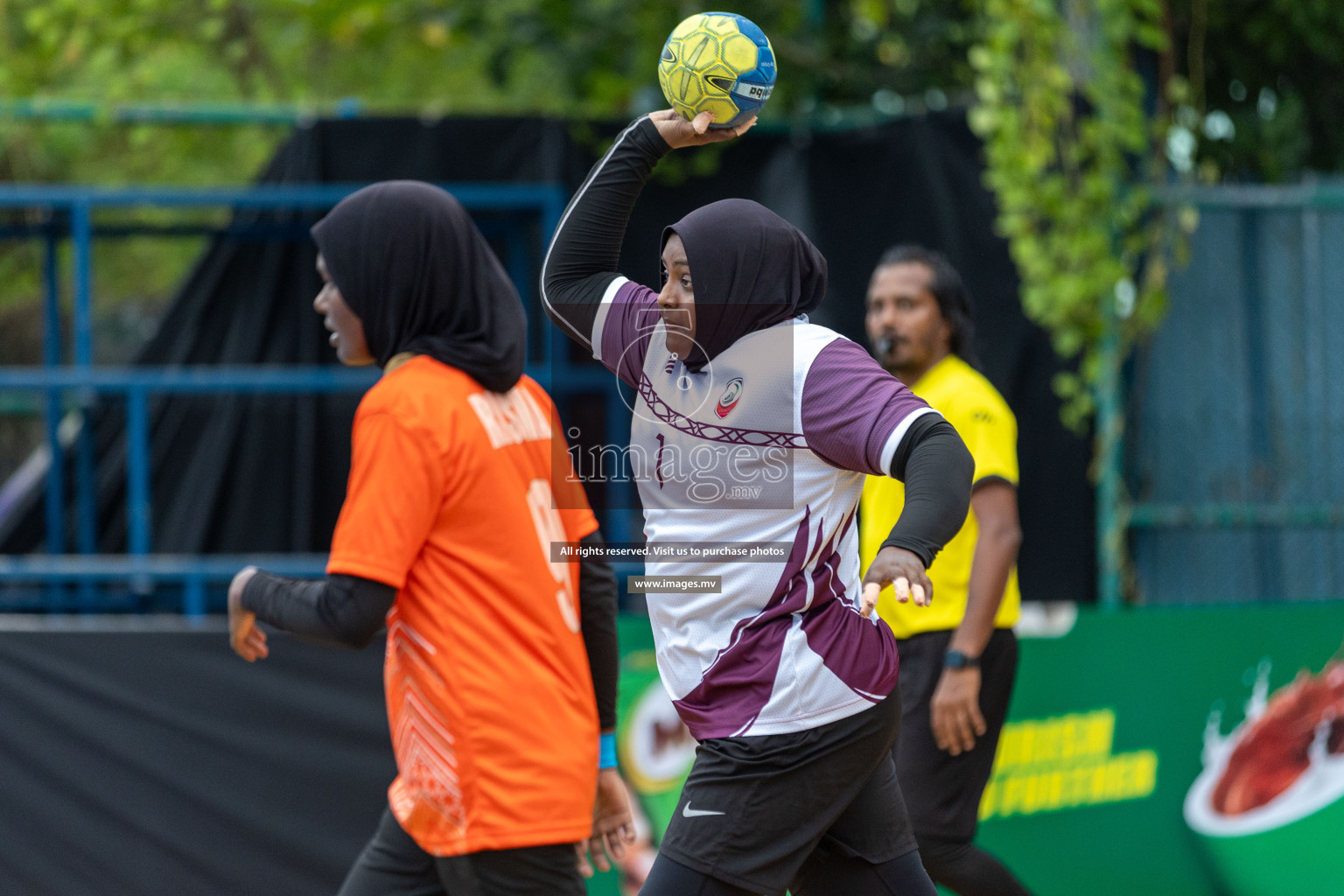 Day 5 of 7th Inter-Office/Company Handball Tournament 2023, held in Handball ground, Male', Maldives on Tuesday, 19th September 2023 Photos: Nausham Waheed/ Images.mv