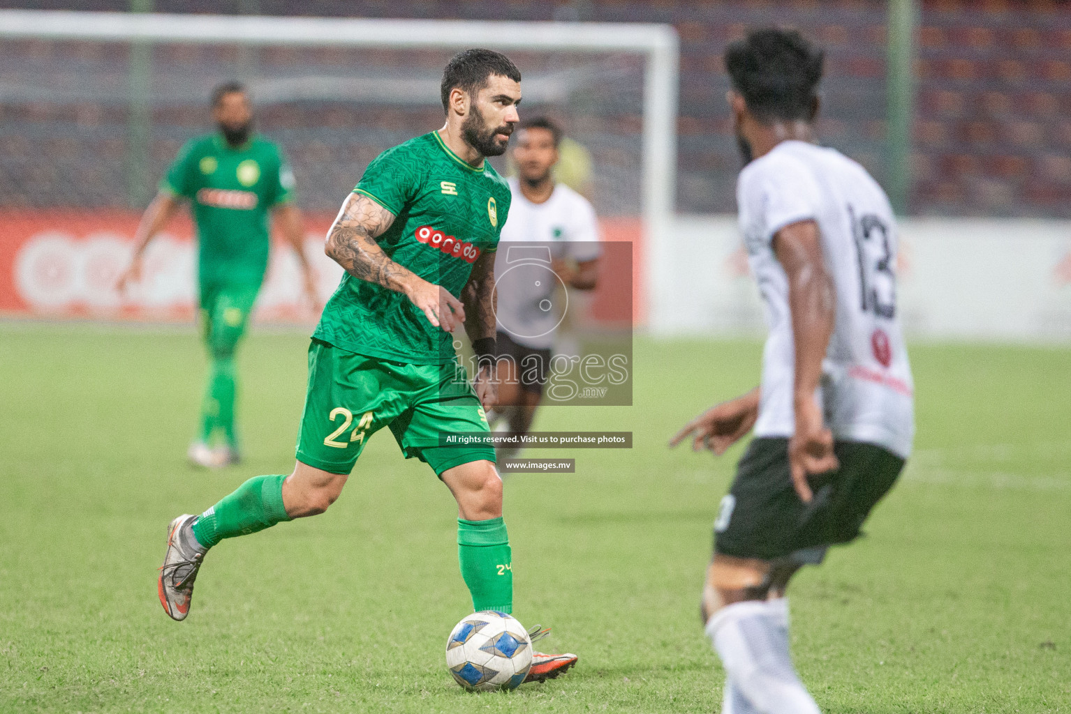 Maziya Sports and Recreation Club vs Super United Sports in Ooredoo Dhivehi Premier League 2021/22 on 12th July 2022, held in National Football Stadium, Male', Maldives Photos: Maanish/ Images mv