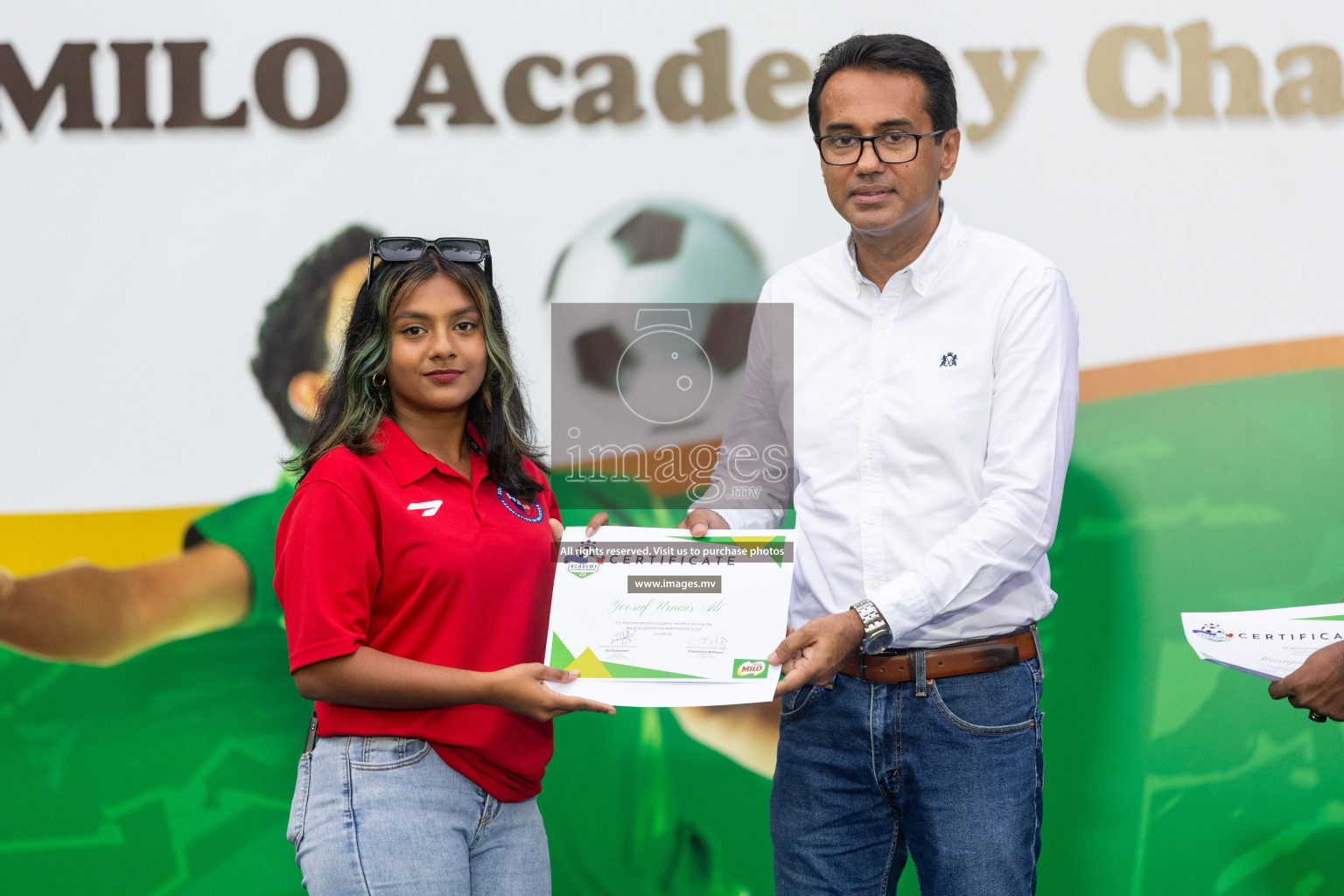 Day 2 of MILO Academy Championship 2023 (u14) was held in Henveyru Stadium Male', Maldives on 4th November 2023. Photos: Nausham Waheed / images.mv