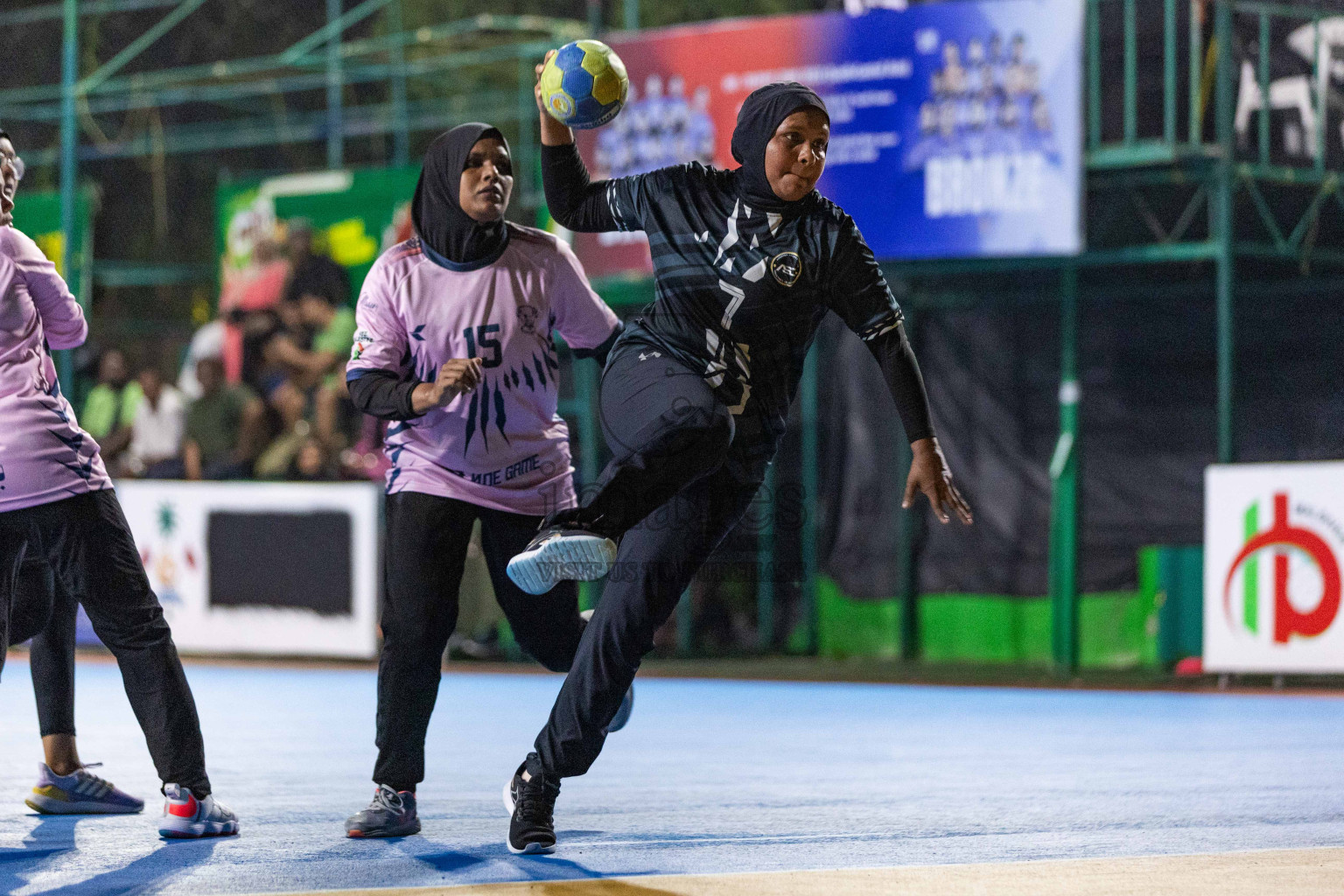 Day 16 of 10th National Handball Tournament 2023, held in Handball ground, Male', Maldives on Wednesday, 13th December 2023 Photos: Nausham Waheed/ Images.mv