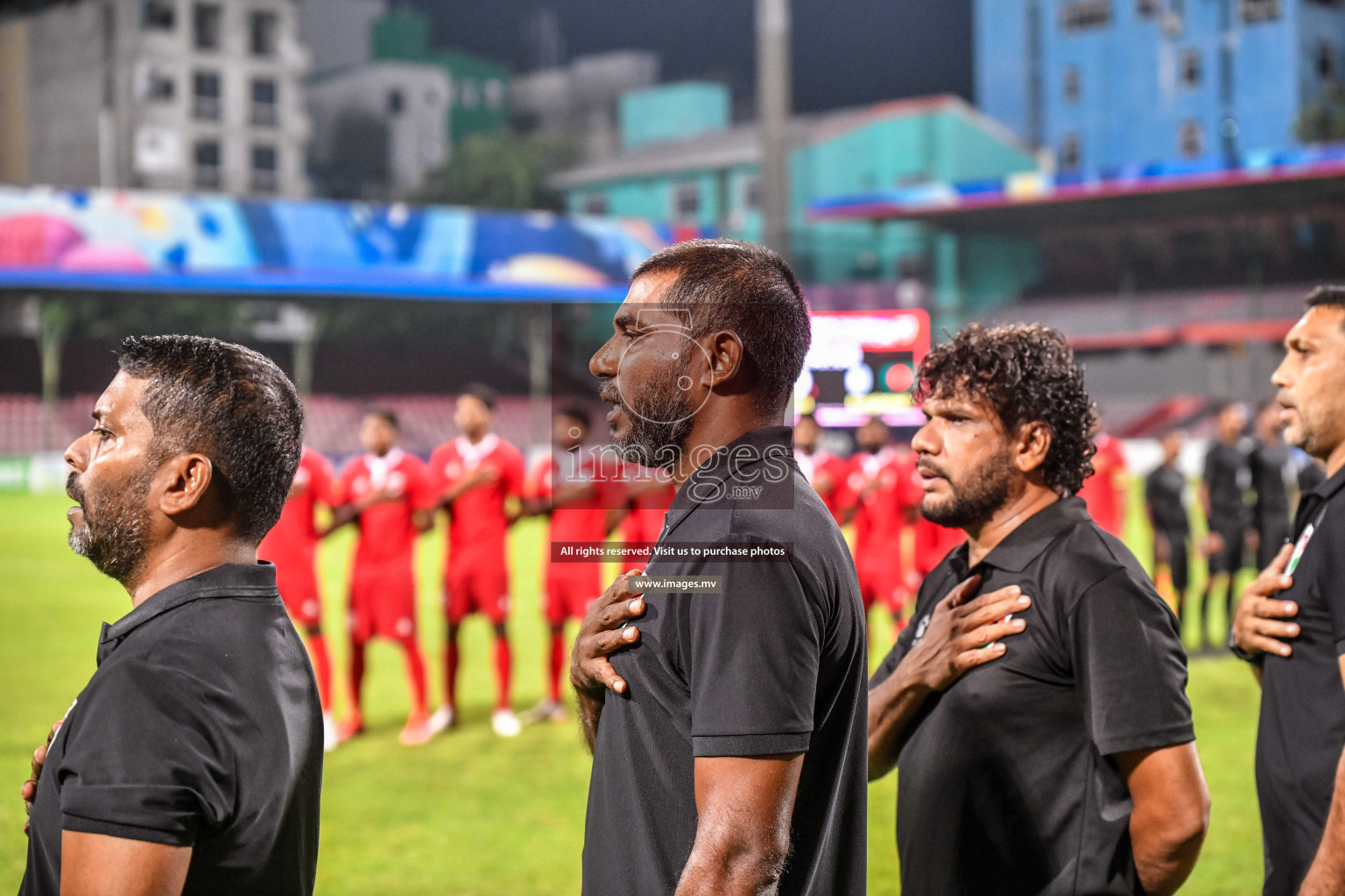 Maldives vs Bangladesh Friendly Match 24 Mar 2022 at Galolhu Rasmee Stadium Malé photos by Nausham Waheed