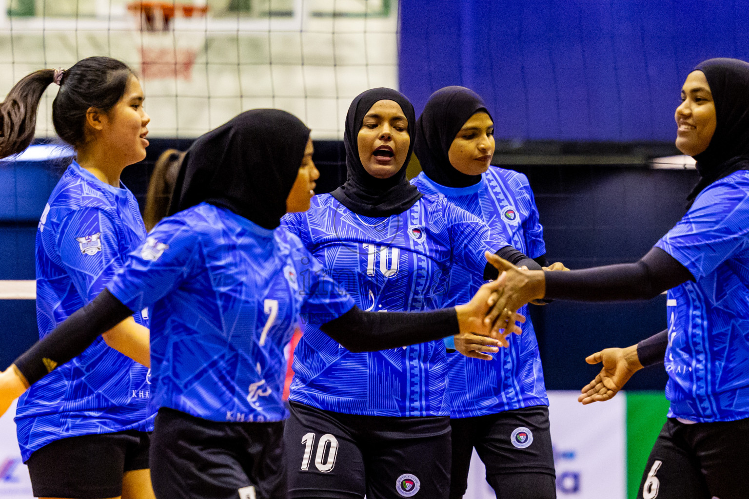 Club WAMCO vs Police Club in the final of National Volleyball Championship 2024 (women's division) was held in Social Center Indoor Hall on Thursday, 24th October 2024. Photos: Nausham Waheed/ images.mv