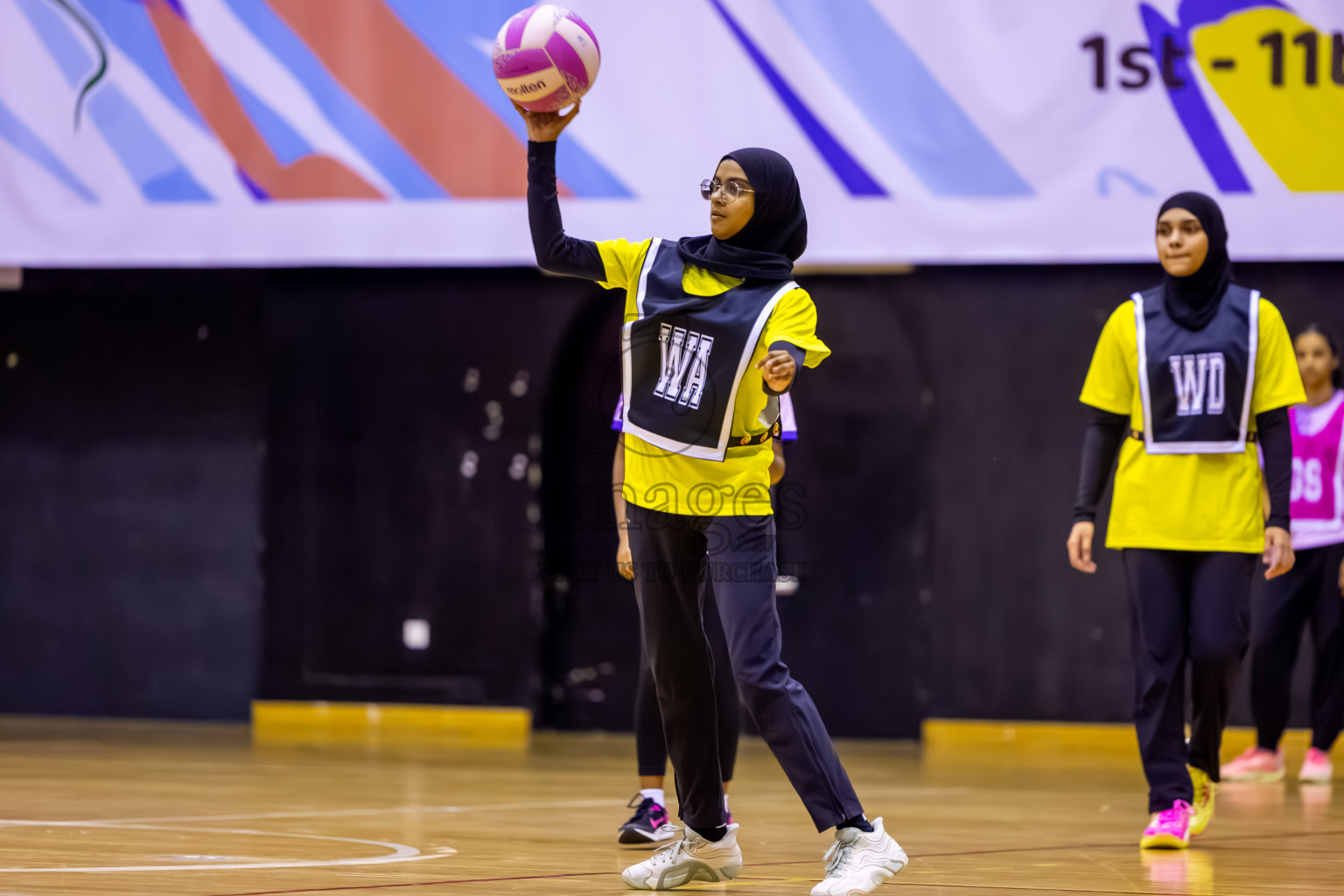 KYRC vs N Sports A in Day 5 of 24th Milo Netball Association Championship held in Social Center at Male', Maldives on Friday, 5th September 2025. Photos: Nausham Waheed / images.mv