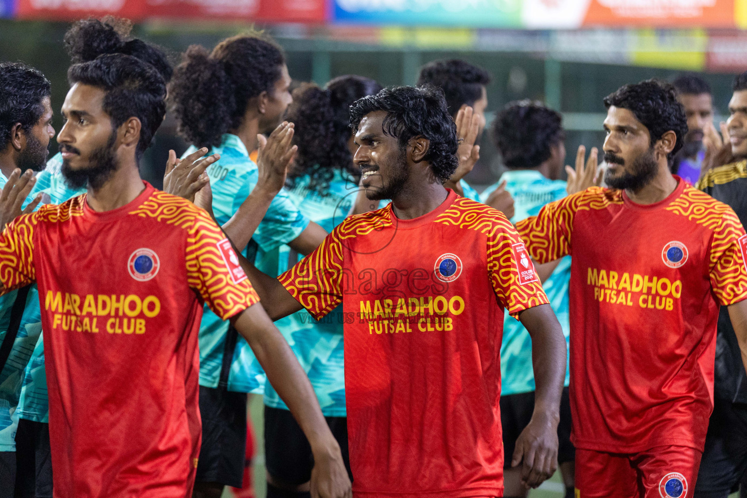 S Maradhoo VS S Maradhoofeydhoo in Day 13 of Golden Futsal Challenge 2024 was held on Saturday, 27th January 2024, in Hulhumale', Maldives Photos: Nausham Waheed / images.mv