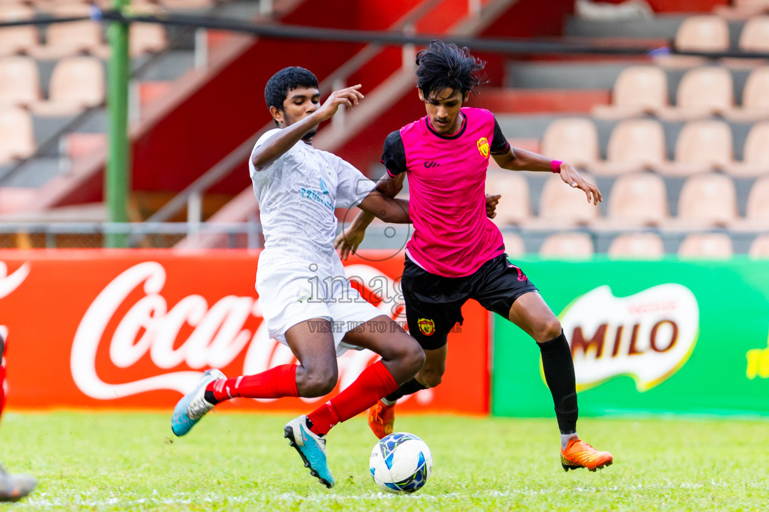 United Victory vs Club Green Street in Day 4 of Under 19 Youth Championship 2024 was held at National Stadium in Male', Maldives on Thursday, 13th June 2024. Photos: Nausham Waheed / images.mv