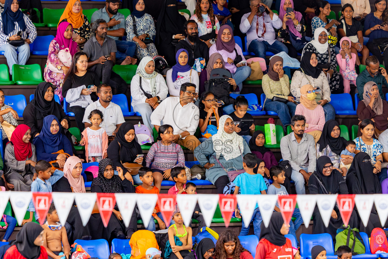 Day 1 of BML 5th National Swimming Kids Festival 2024 held in Hulhumale', Maldives on Monday, 18th November 2024. Photos: Nausham Waheed / images.mv