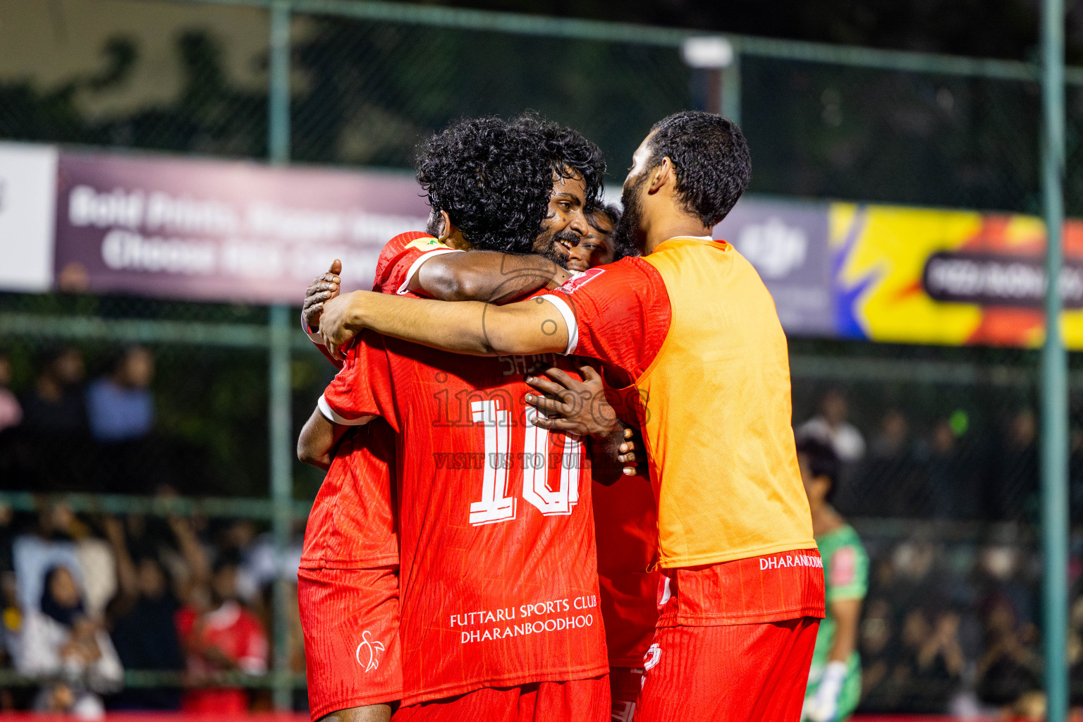 F Dhanraboodhoo vs F Magoodhoo in Faafu Atoll Finals in Day 25 of Golden Futsal Challenge 2025 was held on Wednesday , 28th January 2025, in Hulhumale', Maldives. Photos: Nausham Waheed / images.mv