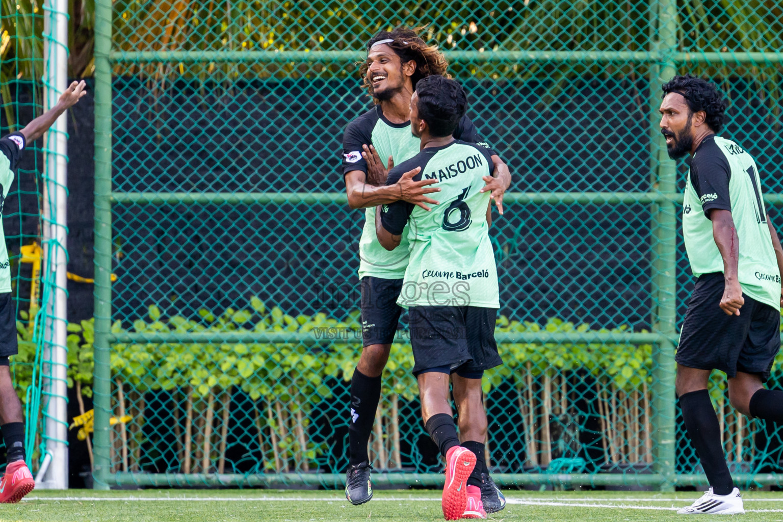 Conrad vs Barcelo in Day 1 of Resort League 2025 (Ari Zone) was held on Friday, 20th June 2025 in Conrad Maldives Rangali Island, Alif Dhaalu Atoll, Maldives. Photos: Nausham Waheed / images.mv