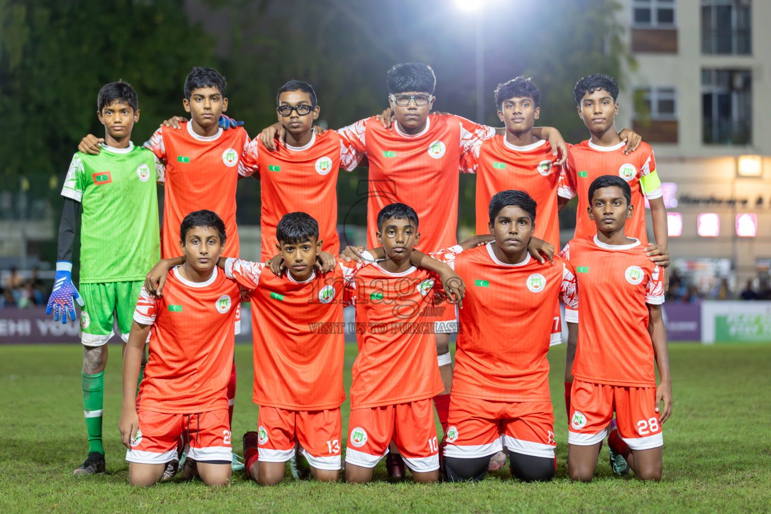 SUS vs Huriyya (U14) in Dhivehi Youth League 2024 - Day 2. Matches held at Henveiru Stadium on 22nd November 2024 , Friday. Photos: Shuu Abdul Sattar/ Images.mv