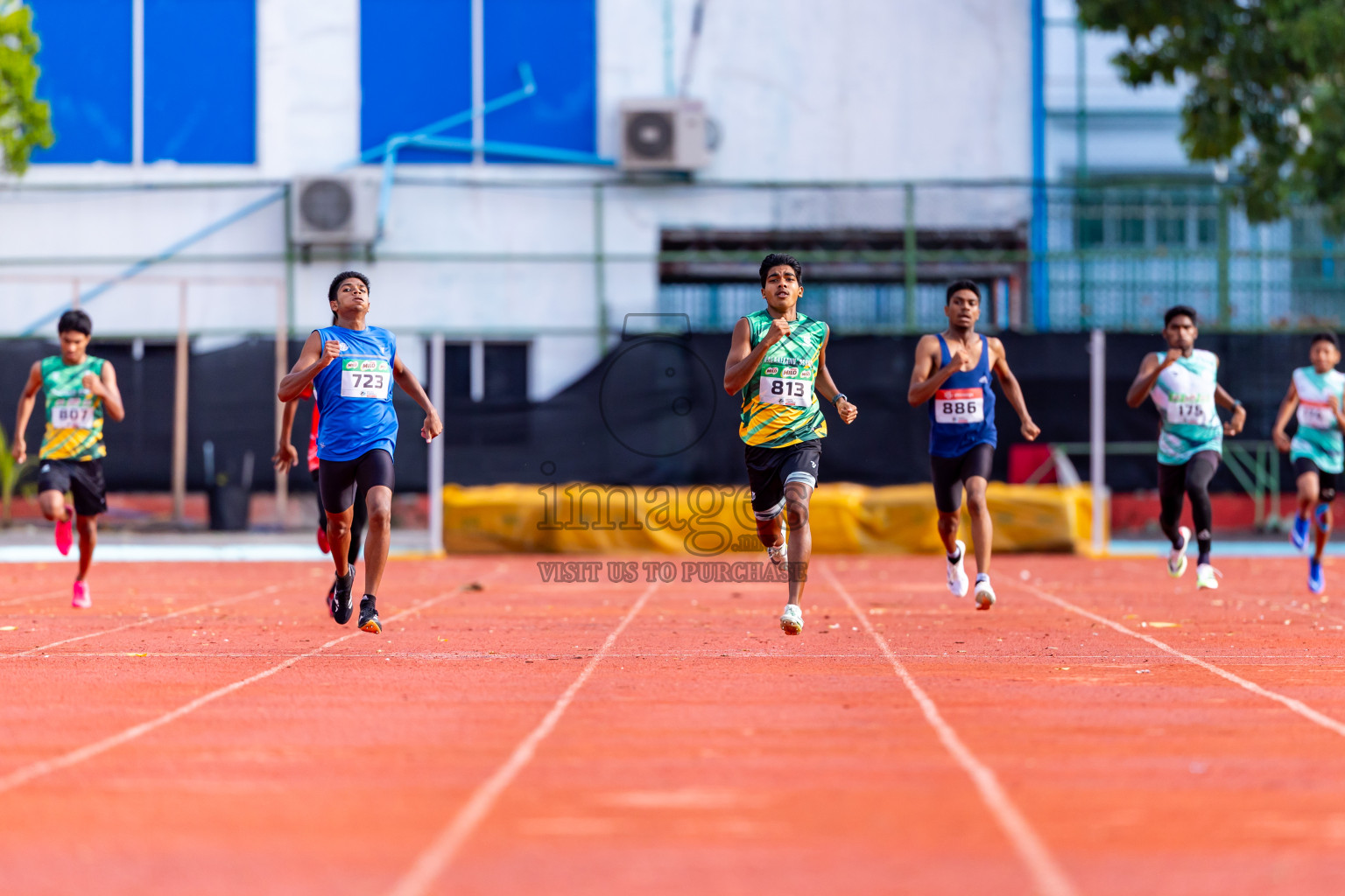 Day 5 of Inter-school Athletics Championship 2025 held in Ekuveni Synthetic Track, Male', Maldives on Saturday, 11th October 2025. Photos by: Nausham Waheed / Images.mv