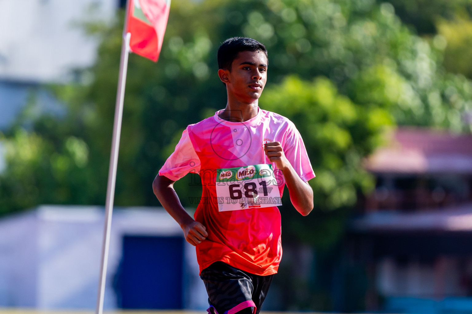Day 2 of Inter-school Athletics Championship 2025 held in Ekuveni Synthetic Track, Male', Maldives on Tuesday, 07th October 2025. Photos by: Nausham Waheed / Images.mv
